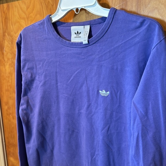 Adidas Long Sleeve Purple Size Small Ghost logo - Picture 2 of 5